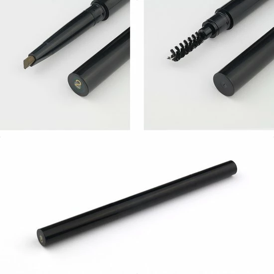 Evvie Wenkbrauw Trimmer Set - 8-delig – Met Epileer Pincet, 2x Wenkbrauw Schaartje, 2x Wenkbrauwmesje, Wenkbrauw Borstel, Wenkbrauwpotlood, Spoolie – In Stevige Etui - Zwart 6 Evvie Wenkbrauw Trimmer Set - 8-delig – Met Epileer Pincet, 2x Wenkbrauw Schaartje, 2x Wenkbrauwmesje, Wenkbrauw Borstel, Wenkbrauwpotlood, Spoolie – In Stevige Etui - Zwart - Afbeelding 6