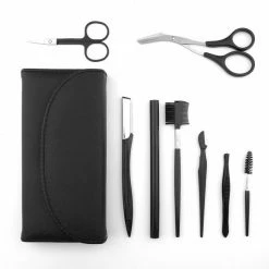 Evvie Wenkbrauw Trimmer Set - 8-delig – Met Epileer Pincet, 2x Wenkbrauw Schaartje, 2x Wenkbrauwmesje, Wenkbrauw Borstel, Wenkbrauwpotlood, Spoolie – In Stevige Etui - Zwart 22 Evvie Wenkbrauw Trimmer Set - 8-delig – Met Epileer Pincet, 2x Wenkbrauw Schaartje, 2x Wenkbrauwmesje, Wenkbrauw Borstel, Wenkbrauwpotlood, Spoolie – In Stevige Etui - Zwart -Givenchy-winkel 550x550 573