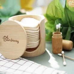 Bamboozy 2x Herbruikbare Wattenstaafjes Bamboe Met Bamboehouder Wasbare Oorstaafjes Oorstokjes Zero Waste Plastic Vrij Duurzaam -Givenchy-winkel 550x550 592