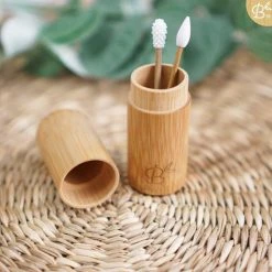 Bamboozy 2x Herbruikbare Wattenstaafjes Bamboe Met Bamboehouder Wasbare Oorstaafjes Oorstokjes Zero Waste Plastic Vrij Duurzaam -Givenchy-winkel 550x550 594