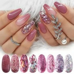 ISO Products Glitter Poeder Nail Art Set - 8 Stuks - Ros / Zilver / Roze / Glinster - Nagel Decoratie Strass 9 ISO Products Glitter Poeder Nail Art Set - 8 Stuks - Ros / Zilver / Roze / Glinster - Nagel Decoratie Strass -Givenchy-winkel 550x550 615