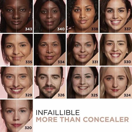 L?Or?al Paris L Or Al Paris Infaillbile More Than Concealer - 320 Porcelain - Dekkend 7 L?Or?al Paris L Or Al Paris Infaillbile More Than Concealer - 320 Porcelain - Dekkend - Afbeelding 7