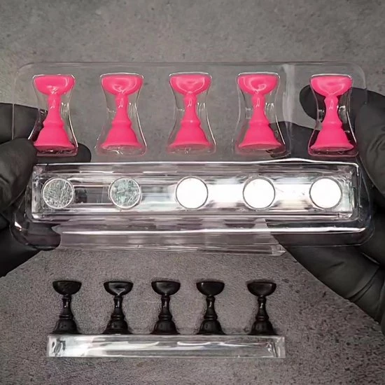 Merkloos Nagelhouder - 6-delig - Nagel Houder - Kunstnagel Houder - Tip Houder - Tiphouder - Oefen Display - Nagel Tips - Nail Art Oefenen - Nail Art - Nailart - Magnetisch - Professioneel - ZWART 2 Merkloos Nagelhouder - 6-delig - Nagel Houder - Kunstnagel Houder - Tip Houder - Tiphouder - Oefen Display - Nagel Tips - Nail Art Oefenen - Nail Art - Nailart - Magnetisch - Professioneel - ZWART - Afbeelding 2