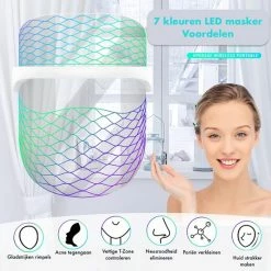 Top Goods Lichtgewicht LED Masker | 7 Kleuren | Huidverjonging | Vette Onzuivere Huid En Acne Behandeling | Met Jade Roller & Comedonenlepel Set 19 Top Goods Lichtgewicht LED Masker | 7 Kleuren | Huidverjonging | Vette Onzuivere Huid En Acne Behandeling | Met Jade Roller & Comedonenlepel Set -Givenchy-winkel 550x550 661