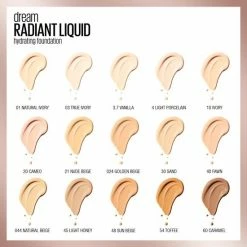 Maybelline - Dream Radiant Liquid Foundation - 48 Sun Beige -Givenchy-winkel 550x550 699