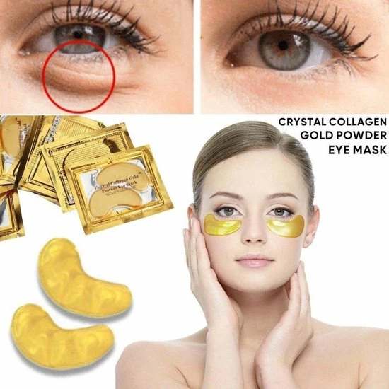 Heble? *** Collageen Oogmasker - Weg Met Wallen Onder De Ogen- Hydraterend - 24k Goud Oog Masker Met Collageen - 1 Paar - Van Heble *** 1 Heble? *** Collageen Oogmasker - Weg Met Wallen Onder De Ogen- Hydraterend - 24k Goud Oog Masker Met Collageen - 1 Paar - Van Heble ***