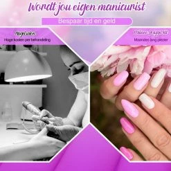 Miliano Polygel Kit - Polygel Nagels Starterspakket - Gellak Starterspakket - 6 Kleuren - Incl. UV LED Lamp & Etui -Givenchy-winkel 550x550 746