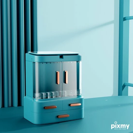 PIXMY - Make Up Organizer Ladekastje Sieraden Houder COMLLEDGroen 7 PIXMY - Make Up Organizer Ladekastje Sieraden Houder COMLLEDGroen - Afbeelding 7