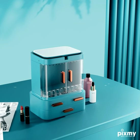 PIXMY - Make Up Organizer Ladekastje Sieraden Houder COMLLEDGroen 9 PIXMY - Make Up Organizer Ladekastje Sieraden Houder COMLLEDGroen - Afbeelding 9