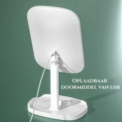 HighHome - Make Up Spiegel Met Led Verlichting - Inclusief 10x Spiegel - 3 Warmtes - 360 °C Draaibaar -Givenchy-winkel 550x550 789