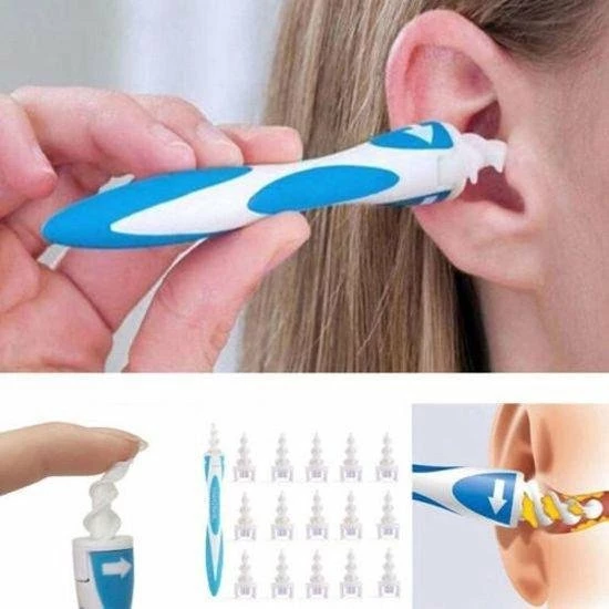 Merkloos Oor Reiniger|Ear Cleaner|16 Vervangtips|Schoon|Na Het Douchen|Schoon|Selfcare|Hebbending 2 Merkloos Oor Reiniger|Ear Cleaner|16 Vervangtips|Schoon|Na Het Douchen|Schoon|Selfcare|Hebbending - Afbeelding 2