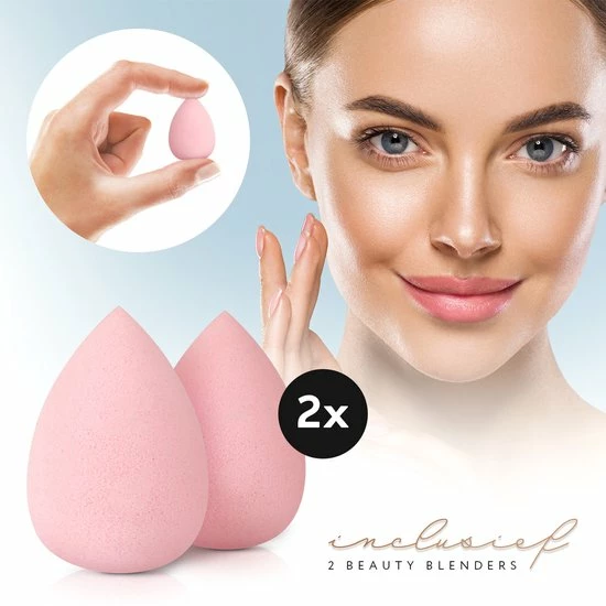 Evvie Set Van 10 Make-up Kwasten Met Beauty Blender (2x) En Brushegg In Etui - Zwart/goud 7 Evvie Set Van 10 Make-up Kwasten Met Beauty Blender (2x) En Brushegg In Etui - Zwart/goud - Afbeelding 7