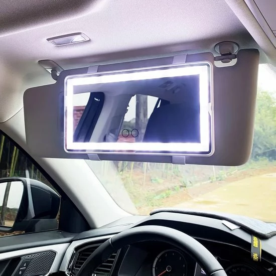 SNH Delivery Car Mirror Makeup - Makeup Mirror - LED Mirror - Auto Spiegel Make Up Spiegel - Auto Accessoires - Mirror - LED Light - LED - Light Spiegel Make Up 1 SNH Delivery Car Mirror Makeup - Makeup Mirror - LED Mirror - Auto Spiegel Make Up Spiegel - Auto Accessoires - Mirror - LED Light - LED - Light Spiegel Make Up