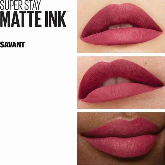 Maybelline SuperStay Matte Ink Lipstick - 155 Savant - Roze Lippenstift 11 Maybelline SuperStay Matte Ink Lipstick - 155 Savant - Roze Lippenstift - Afbeelding 11