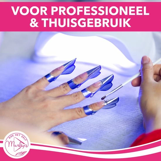 MURLEY'S 2 In 1 BUILDER GEL UV-LED Builder Gel Voor Gelnagels Transparant 20 Ml Op Acrylbasis. Verlengen En Vormen Van De Nagels Zonder Basecoat. 2 MURLEY'S 2 In 1 BUILDER GEL UV-LED Builder Gel Voor Gelnagels Transparant 20 Ml Op Acrylbasis. Verlengen En Vormen Van De Nagels Zonder Basecoat. - Afbeelding 2