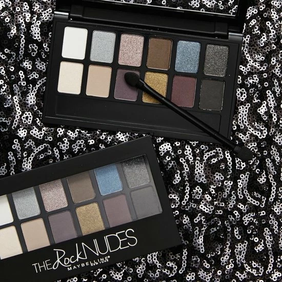 Maybelline The Rock Nudes Oogschaduwpallet- 12 Rock Nudes Blauw Tinten 5 Maybelline The Rock Nudes Oogschaduwpallet- 12 Rock Nudes Blauw Tinten - Afbeelding 5
