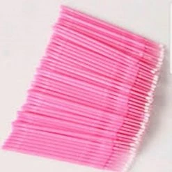 Lashes & More - 100 Stuks Wegwerp Microbrushes - Roze - Wimpers Uitbreiding - Individuele Lash Verwijderen - Wattenstaafje - Micro Borstel Voor Wimper Extensions Tool- Microbrush