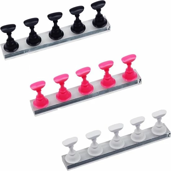 Merkloos Nagelhouder - 6-delig - Nagel Houder - Kunstnagel Houder - Tip Houder - Tiphouder - Oefen Display - Nagel Tips - Nail Art Oefenen - Nail Art - Nailart - Magnetisch - Professioneel - ZWART 6 Merkloos Nagelhouder - 6-delig - Nagel Houder - Kunstnagel Houder - Tip Houder - Tiphouder - Oefen Display - Nagel Tips - Nail Art Oefenen - Nail Art - Nailart - Magnetisch - Professioneel - ZWART - Afbeelding 6