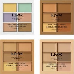 NYX PMU NYX Professional Makeup Conceal, Correct, Contour Palette - Light 3CP01 - Concealer Palet - 9 Gr 13 NYX PMU NYX Professional Makeup Conceal, Correct, Contour Palette - Light 3CP01 - Concealer Palet - 9 Gr -Givenchy-winkel 550x551 25