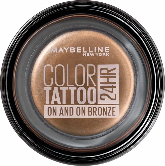 Maybelline Color Tattoo 24H Oogschaduw - 35 On And On Bronze - Bruin 18 Maybelline Color Tattoo 24H Oogschaduw - 35 On And On Bronze - Bruin - Afbeelding 18