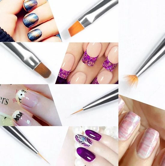 Twinza Acrylpenselen- 7 Stuks - Nagel Decoratie - Acrylnagels - Arcyl Penselen - Acryl - Nagels - Polygel - Penselen - Nagellak - Gelnagels - Gereedschap - Nagelstyliste - Gellak - Nagelgereedschap - Schoencadeautje 2 Twinza Acrylpenselen- 7 Stuks - Nagel Decoratie - Acrylnagels - Arcyl Penselen - Acryl - Nagels - Polygel - Penselen - Nagellak - Gelnagels - Gereedschap - Nagelstyliste - Gellak - Nagelgereedschap - Schoencadeautje - Afbeelding 2