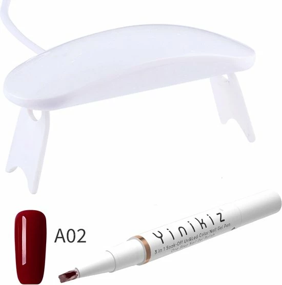 Royala 02. Gellak One Step Gel Polish Pen - 2 Kleuren /Pennen - Incl. Mini UV Lamp - GEEN Base Of Top Coat Nodig - Gel Nagellak Kit - Nepnagels - Gel Nagellak 5 Royala 02. Gellak One Step Gel Polish Pen - 2 Kleuren /Pennen - Incl. Mini UV Lamp - GEEN Base Of Top Coat Nodig - Gel Nagellak Kit - Nepnagels - Gel Nagellak - Afbeelding 5