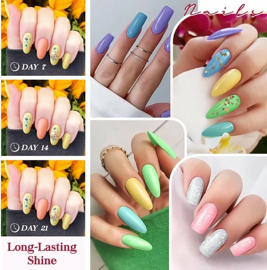 GLAMADOR Dipping Powder Nailset - Starter Kit - Aanvul Kit - 8 Kleuren - Dip Poeder - Meest Complete Starterspakket - Nagelset - Cadeau Voor Vrouwen 5 GLAMADOR Dipping Powder Nailset - Starter Kit - Aanvul Kit - 8 Kleuren - Dip Poeder - Meest Complete Starterspakket - Nagelset - Cadeau Voor Vrouwen - Afbeelding 5