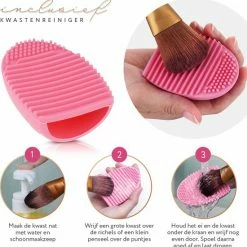 Evvie Set Van 10 Make-up Kwasten Met Beauty Blender (2x) En Brushegg In Etui - Zwart/goud 13 Evvie Set Van 10 Make-up Kwasten Met Beauty Blender (2x) En Brushegg In Etui - Zwart/goud -Givenchy-winkel 550x558 7