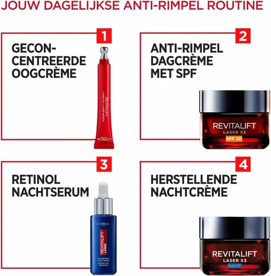 L?Or?al Paris L'Or Al Paris Laser X3 Puur Retinol Nachtserum - 50 Ml 3 L?Or?al Paris L'Or Al Paris Laser X3 Puur Retinol Nachtserum - 50 Ml - Afbeelding 3