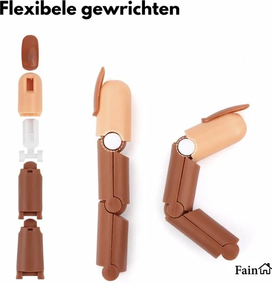 Fain Oefenhand Voor Nagels Nail Trainer Vinger All-in-1 Set Incl. 80 Kunstnagels Nail Art Nagel Set Nail Trainer Hand 8 Fain Oefenhand Voor Nagels Nail Trainer Vinger All-in-1 Set Incl. 80 Kunstnagels Nail Art Nagel Set Nail Trainer Hand - Afbeelding 8