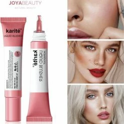Merkloos Joya Beauty® Vloeibare Blush | Liquid Blush | Lip & Cheek Blush | Kleur 2: Nude Peach