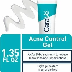 CeraVe Acne Control Gel AHA/BHA Acne Gel, Salicylic Acid Acne Treatment -Givenchy-winkel 550x588