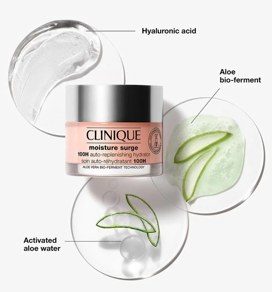 Clinique Moisture Surge 100H Auto-Replenishing Hydrator - Dagcr Me - 75 Ml 8 Clinique Moisture Surge 100H Auto-Replenishing Hydrator - Dagcr Me - 75 Ml - Afbeelding 8