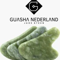 Merkloos Guasha Massage Steen | Jade Schraper