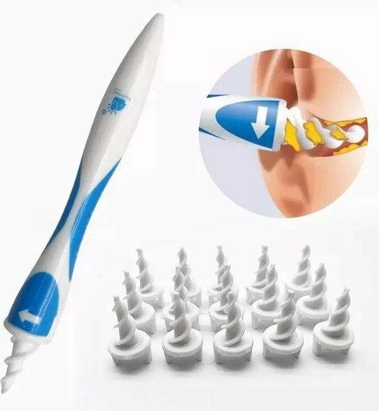 Merkloos Oor Reiniger|Ear Cleaner|16 Vervangtips|Schoon|Na Het Douchen|Schoon|Selfcare|Hebbending 1 Merkloos Oor Reiniger|Ear Cleaner|16 Vervangtips|Schoon|Na Het Douchen|Schoon|Selfcare|Hebbending