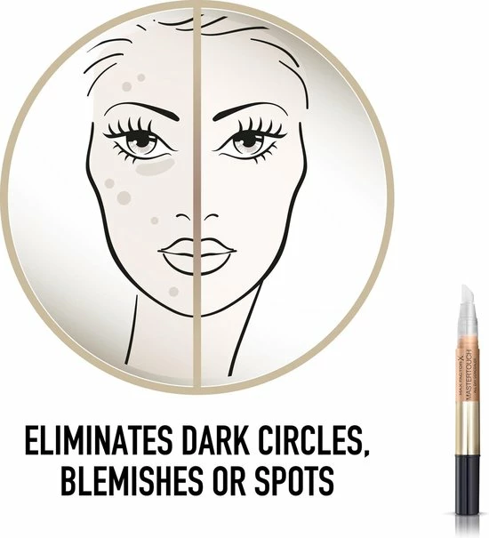 Max Factor Mastertouch Concealer - 306 Fair 8 Max Factor Mastertouch Concealer - 306 Fair - Afbeelding 8