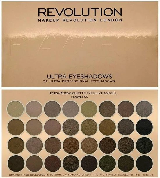 Makeup Revolution London Flawless Ultra Eyeshadows - Oogschaduw Palette - 32 Kleuren 3 Makeup Revolution London Flawless Ultra Eyeshadows - Oogschaduw Palette - 32 Kleuren - Afbeelding 3