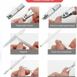 Able & Borret Luxe Manicure En Pedicure Set - Nagelverzorging - Nail Art - 18 Delig - Zwart 10 Able & Borret Luxe Manicure En Pedicure Set - Nagelverzorging - Nail Art - 18 Delig - Zwart -Givenchy-winkel 550x612 1