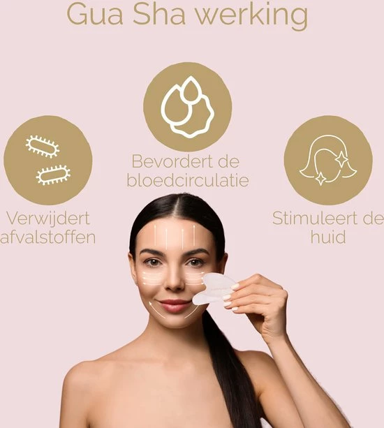 Belleza Rodante Rozenkwarts Jade Roller & Gua Sha Steen - Gezichtsroller - Gezichtsmassage - Rose Quartz - Steen Der Liefde - Met Giftbox 8 Belleza Rodante Rozenkwarts Jade Roller & Gua Sha Steen - Gezichtsroller - Gezichtsmassage - Rose Quartz - Steen Der Liefde - Met Giftbox - Afbeelding 8