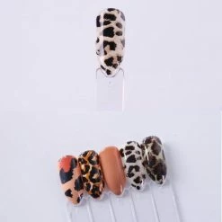 EPIN | Panter Print Nagel Stickers | Nagel Folie | 4 Verschillende Panter Print Vellen | Exclusief Lijm | 4 Vel | 20x4 CM -Givenchy-winkel 550x619 2