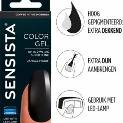 Sensista Color Gel Coffee In The Morning - Zwart