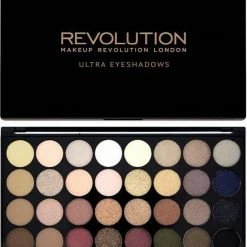 Makeup Revolution London Flawless Ultra Eyeshadows - Oogschaduw Palette - 32 Kleuren
