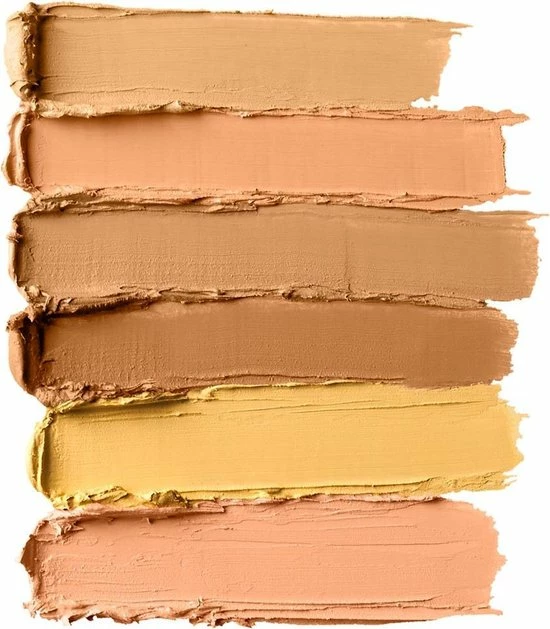 NYX PMU NYX Professional Makeup Conceal, Correct, Contour Palette - Light 3CP01 - Concealer Palet - 9 Gr 3 NYX PMU NYX Professional Makeup Conceal, Correct, Contour Palette - Light 3CP01 - Concealer Palet - 9 Gr - Afbeelding 3
