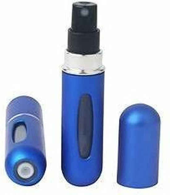 MaxedMore Navulbare Parfumverstuiver 5ml Blauw & Paars - 65 Keer Spraybare Parfum Verstuiver - Hervulbaar Tasverstuiver Voor Parfum - Meeneem Mini Geur Flesje Voor Op Reis - Lipstick Formaat Navulbaar Parfumflesje 3 MaxedMore Navulbare Parfumverstuiver 5ml Blauw & Paars - 65 Keer Spraybare Parfum Verstuiver - Hervulbaar Tasverstuiver Voor Parfum - Meeneem Mini Geur Flesje Voor Op Reis - Lipstick Formaat Navulbaar Parfumflesje - Afbeelding 3