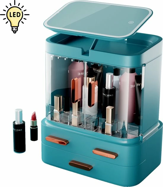 PIXMY - Make Up Organizer Ladekastje Sieraden Houder COMLLEDGroen 1 PIXMY - Make Up Organizer Ladekastje Sieraden Houder COMLLEDGroen