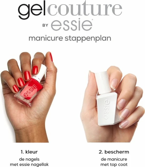 Essie Couture Gel Nagellak - 345 Bubbles Only - Rood - 13,5 Ml 10 Essie Couture Gel Nagellak - 345 Bubbles Only - Rood - 13,5 Ml - Afbeelding 10