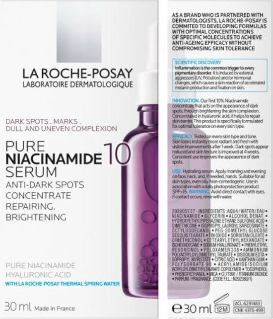 La Roche-Posay Pure Niacinamide 10 Serum 2 La Roche-Posay Pure Niacinamide 10 Serum - Afbeelding 2