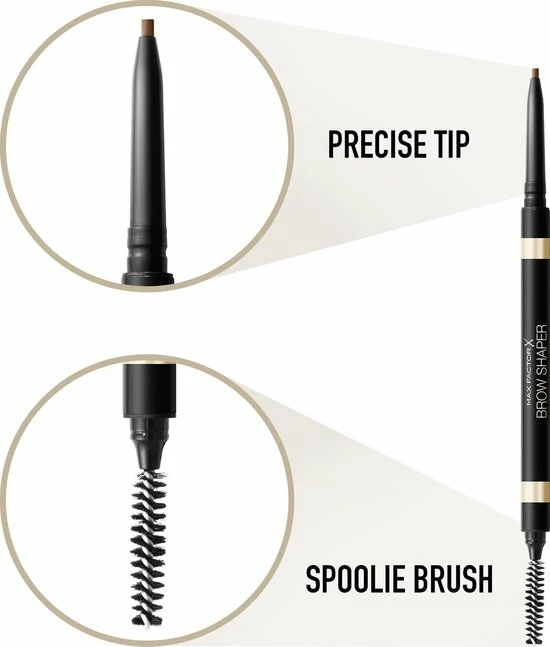 Max Factor Brow Shaper Wenkbrauwpotlood - 10 Blonde 2 Max Factor Brow Shaper Wenkbrauwpotlood - 10 Blonde - Afbeelding 2