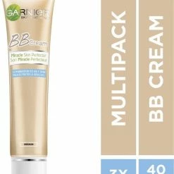 Garnier Skinactive Face Skin Active BB Cream Anti Glans Medium - 3 X 40ml - Voordeelverpakking