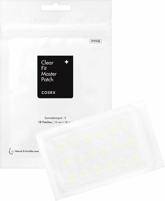 Merkloos COSRX Ultra-Thin Acne Clear Fit Face Skin Patches - Extra Dun & Transparant - Master Package Set 4 Packs Of 18 Patches 2 Merkloos COSRX Ultra-Thin Acne Clear Fit Face Skin Patches - Extra Dun & Transparant - Master Package Set 4 Packs Of 18 Patches - Afbeelding 2